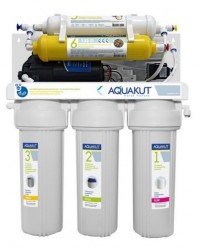 Фильтр Осмос AquaKut с помпой RO-6 ARА-02 50G (минерализатор)