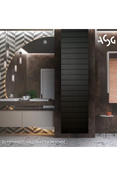 Біметалевий радіатор ASG 500/100 GRAPHITE