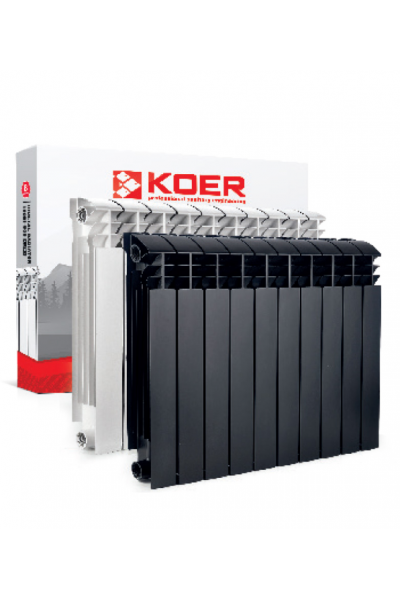 Биметаллический радиатор KOER ULTRA BLACK 500/100
