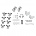 Душевая кабина Lidz Wawel SC80x80.SAT.LOW.GR