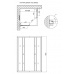 Душевая кабина Lidz Wawel SC90x90.SAT.LOW.FR