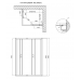 Душевая кабина Lidz Wawel SC100x80.SAT.LOW.FR