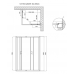Душевая кабина Lidz Wawel SC120x80.SAT.LOW.FR