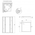 Душевая кабина Lidz Wawel SC80x80.SAT.LOW.FR (поддон Kapielka ST80x80x14)