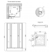 Душевая кабина Lidz Wawel SC80x80.SAT.LOW.FR (поддон Mazur ST80x80x16)