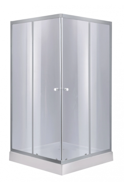 Душевая кабина Lidz Wawel SC80x80.SAT.LOW.GR (поддон Mazur ST80x80x16)