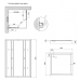 Душевая кабина Lidz Wawel SC90x90.SAT.LOW.GR (поддон Kapielka ST90x90x14)