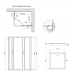 Душевая кабина Lidz Wawel SC100x80.SAT.LOW.FR (поддон Kapielka ST100x80x14)