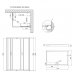 Душевая кабина Lidz Wawel SC120x80.SAT.LOW.FR (поддон Kapielka ST120x80x14)