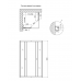 Душевая кабина Lidz Wawel SC80x80.SAT.LOW.GR