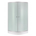 Душевая кабина Lidz Latwa SC80x80.SAT.LOW.FR (поддон Kapielka ST80x80x15)