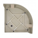 Душевая кабина Lidz Latwa SC80x80.SAT.LOW.FR (поддон Kapielka ST80x80x15)
