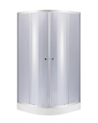 Душевая кабина Lidz Latwa SC80x80.SAT.LOW.GR (поддон Kapielka ST80x80x15)