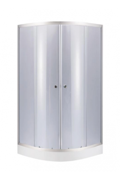 Душевая кабина Lidz Latwa SC80x80.SAT.LOW.GR (поддон Kapielka ST80x80x15)