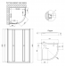 Душевая кабина Lidz Latwa SC80x80.SAT.LOW.FR (поддон Kapielka ST80x80x15)