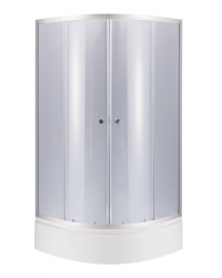 Душевая кабина Lidz Latwa SC80x80.SAT.MID.GR (поддон Kapielka ST80x80x26 с панелью)