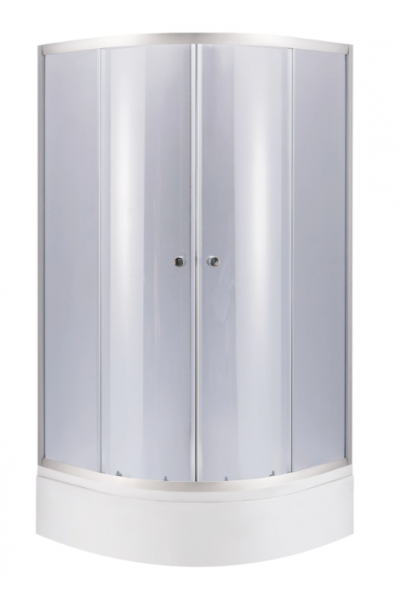 Душевая кабина Lidz Latwa SC80x80.SAT.MID.GR (поддон Kapielka ST80x80x26 с панелью)