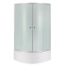 Душевая кабина Lidz Latwa SC80x80.SAT.HIGH.FR (поддон Kapielka ST80x80x41 с панелью)