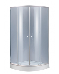 Душевая кабина Lidz Latwa SC90x90.SAT.LOW.GR (поддон Kapielka ST90x90x15)