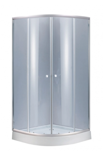 Душевая кабина Lidz Latwa SC90x90.SAT.LOW.GR (поддон Kapielka ST90x90x15)