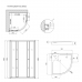 Душевая кабина Lidz Latwa SC90x90.SAT.LOW.GR (поддон Kapielka ST90x90x15)