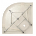 Душевая кабина Lidz Latwa SC90x90.SAT.LOW.GR (поддон Kapielka ST90x90x15)