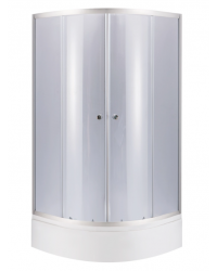 Душевая кабина Lidz Latwa SC90x90.SAT.MID.GR (поддон Kapielka ST90x90x26 с панелью)