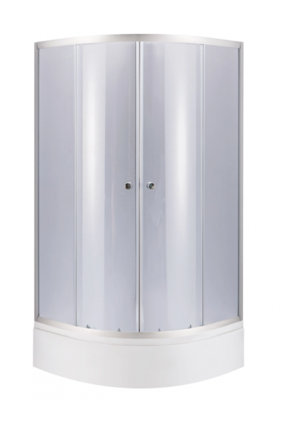 Душевая кабина Lidz Latwa SC90x90.SAT.MID.GR (поддон Kapielka ST90x90x26 с панелью)