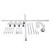 Душевая кабина Lidz Latwa SC90x90.SAT.HIGH.FR (поддон Kapielka ST90x90x41 с панелью)