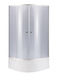 Душевая кабина Lidz Latwa SC90x90.SAT.HIGH.GR (поддон Kapielka ST90x90x41 с панелью)