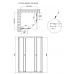 Душевая кабина Qtap Pisces BLA109-11SC5 90-105x90-105