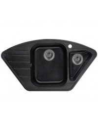 Гранитная мойка Minola MTG 5180-89 черный